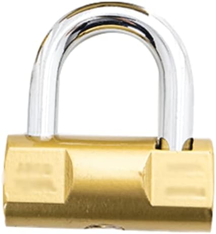 Bulk Locks Home Padlock with 3 Keys Solid Iron Padlock Key Lock Suitable for Door Drawer Outdoor Padlock
