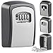 Produktbild Xcase Kleiner Schlüsseltresor: Mini-Schlüssel-Safe zur Wandmontage, 1-mm-Aluminium, Zahlenschloss (Schlüsselsafe für 1 Schlüssel, Schlüsselkasten mit Code, Schlüsselschrank)