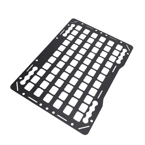 Aramox Truck Bed Panel, Aluminum Car Modular Panel Tool Rack for L Rails Cargo Storage Organizer, Compatible with SUVs Pickup Trucks Sedans