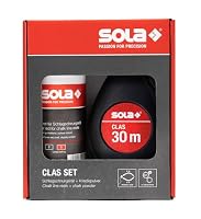 Sola – Sola CLAS Schlagschnur Set Rot - 30 m Markierschnur mit Krei