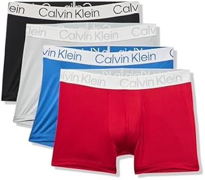 Calvin Klein Men's Chromatic 4‑Pack Trunk – Premium Comfort & Modern Style