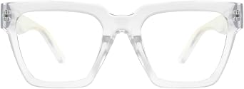 Yogo Vision Blue Light Blocking إطارات كبيرة الحجم نظارات الكمبيوتر المضادة للوهج تقليل نظارات Eyestrain للنساء