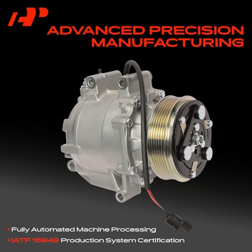 Image of A-Premium Air Conditioner AC Compressor with Clutch | Compatible with Honda Civic 2012-2015 1.8L & Acura ILX 2013-2015 2.0L