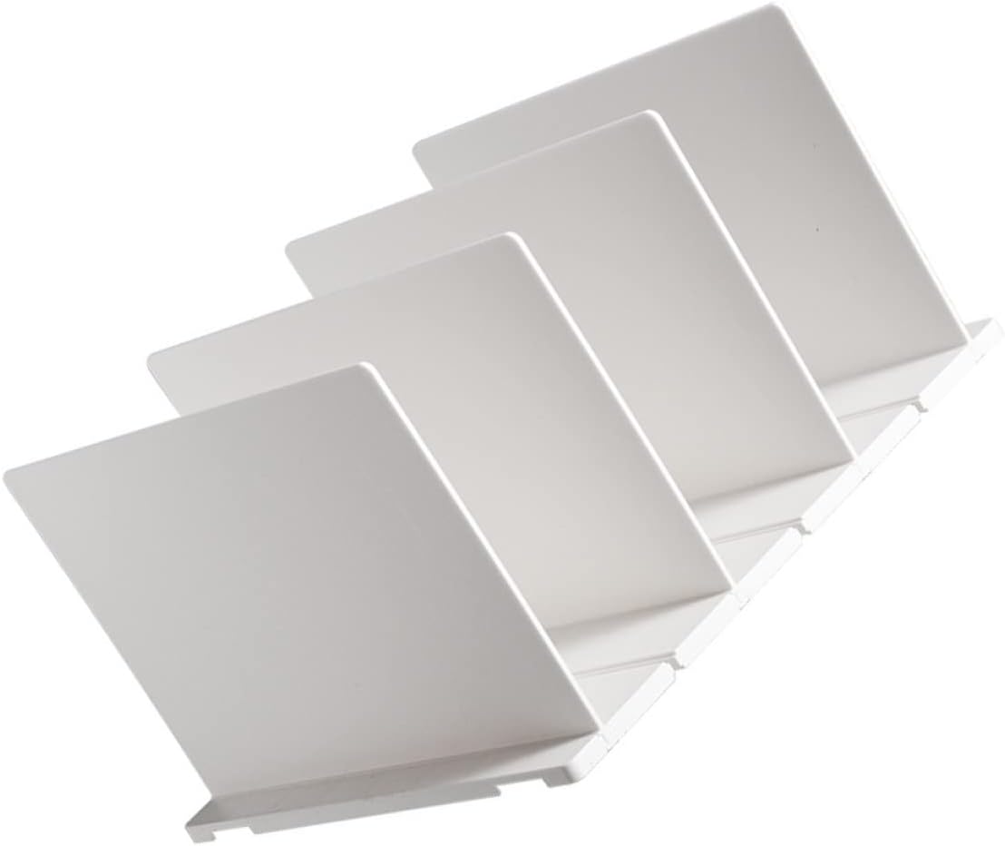 1set Drawer Dividers Storage Partitions for Closet Organization White Separators for Socks Underwear and Accessories for Use