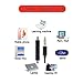 Sleeping Earbud Headphones - Ultra Flexible Silicon Earplugs Noise Cancelling Wired Sleep Earphones with Microphone for Sleeping, Insomnia, Snoring, Air Travel, Relaxation, ASMR (Black)