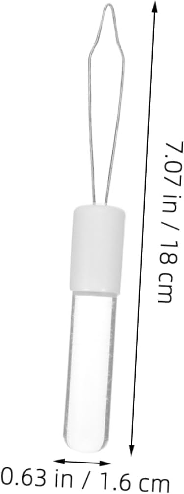 2Pcs Button Assistance Tool Acrylic Clothes Zipper Pull Aid for Seniors Disabled Individuals Enhancing Independent Dressing Routine
