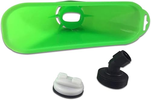 Miniatura 8 de Yardwe 2 piezas de rociador eléctrico a prueba de viento cubierta de rociador eléctrico cubierta de la cabeza del rociador a prueba de viento,