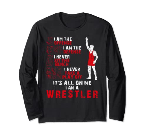 I Am A Wrestler Wrestling Inspiration Funny For Wrestlers Manga Larga