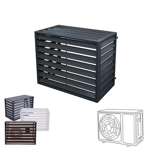 IndependentComposite - Aire acondicionado y bombas de calor ocultas de aluminio, 43 x 23 x 31 pulgadas (4 paneles), uso en exteriores o interiores