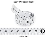DS. DISTINCTIVE STYLE Fish Ruler Sticker 40-Inch Waterproof Adhesive Ruler Tape Fish Measuring Tape for Kayak, Boat, and Workbench