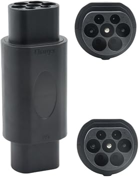 Type 2 GB/T EV Adaptors, AC Charging Convertor for Chinese Brand Vehicles, 32A, 1-Phase/ 3-Phase 32A 7kW 1-Phase
