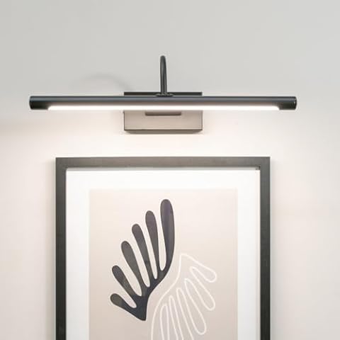 Matt Black Integrated LED Picture Wall Light Cover