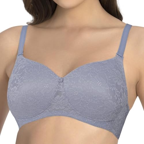 Image of Amante Lace Padded Wire-Free Full Coverage Bridal T-Shirt Bra