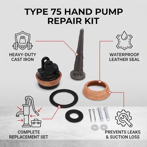 Piston de rechange pour pompe de puits manuelle dans votre jardin - 3