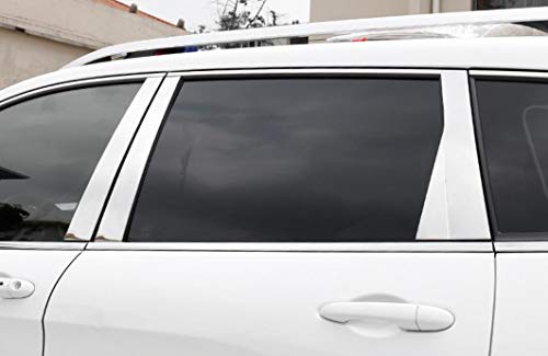 Postes cromados de acero inoxidable para ventanilla de Cherokee 2014-2018: acabado premium ABS 3