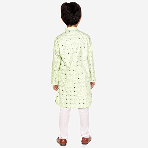 Image of Pro-Ethic Style Developer Boys Cotton Geometric Kurta Set Pajama Ethnic Wear | 1 To 16 Years | S-197