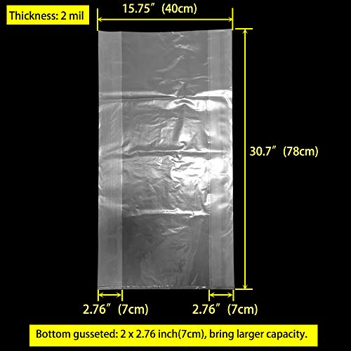 Belinlen 25 Pack 5 Gallon Bucket Liner Bags for Marinating and Brining, Great for Storage Food, Heavy Duty Leak Proof (2 mil) by Belinlen - Image 3