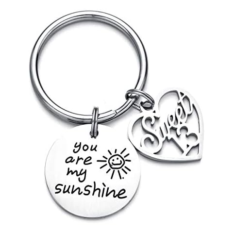 ODLADM Birthday Keychain for 16th 18th 21th 30th 40th 50th 60th Happy Birthday Gift Jewelry for Women Mens (13th) Cover