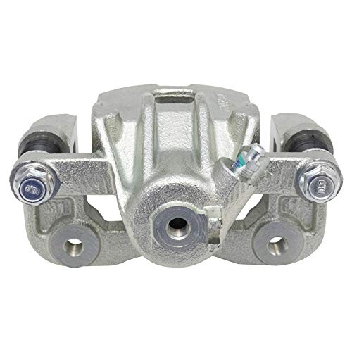 Image of TRQ Rear Brake Caliper Set Zinc Coated Brackets Hardware Compatible with 2006-2008 Hyundai Sonata 2005-2009 Tucson 2006-2010 Kia Optima 2005-2010 Sportage