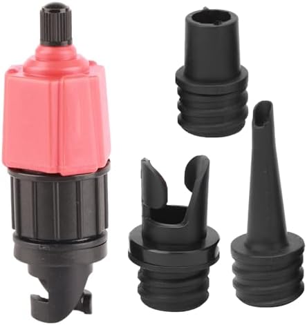 CHICIRIS Valve Adapter Air Pump Converter, for Inflatable Paddle Board Canoe Boat Bed with 3 Nozzle Tips — view 8