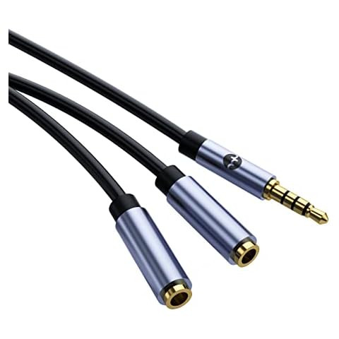 YHEMI Cable Divisor Auriculares Jack 3.5mm Cover