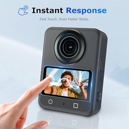 Image of M.G.R.J Tempered Glass Screen Protector for DJI Osmo 360 Action Camera (Transparent)