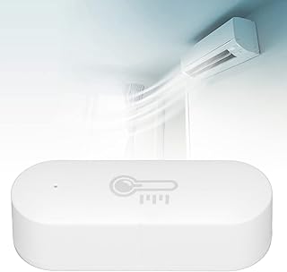 Temperature Humidity Sensor, Wireless Digital Smart Temperature Humidity Sensor with App Alerts,Temperature Gauge Humidity Monitor for Nurseries, Bedrooms, Wine Cellars, Greenhouses