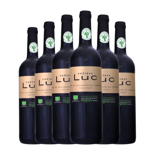 Château de Luc Corbières – Pack 6 Botellas 75 cl de Vino Tinto Premium Château de Luc Corbières – Pack 6 Botellas 75 cl de Vino Tinto Premium