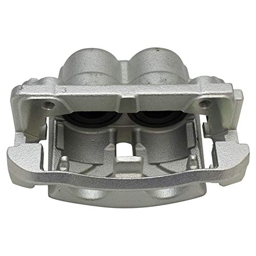 Image of TRQ Front Left Brake Caliper w /Bracket Drivers Side | For 2004-2008 Ford F-150 2004 F-150 Heritage 2006-2008 Lincoln Mark LT