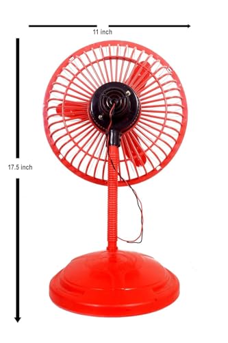 Image of 12V DC SS-20 Fan with Big Motor | Free Flow High-Speed Air | Plastic Back Body | Energy Efficient High-Performance Cooling Fan for Home, Shop & Solar Systems, Multicolor