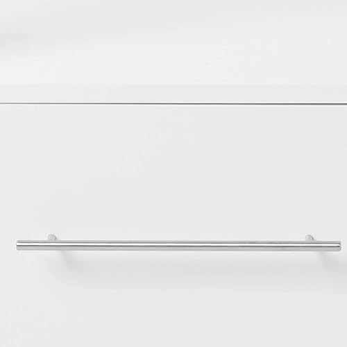 Miniatura 8 de Carro de cocina con 3 cajones estante abierto y tapa de acero inoxidable capacidad de peso de 330 libras 43 pulgadas de largo x 22 pulgadas de ancho