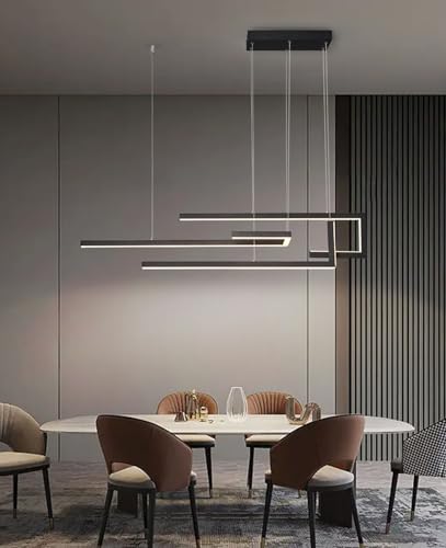 Lampe de salle à manger suspendue noire pour illuminer vos repas
