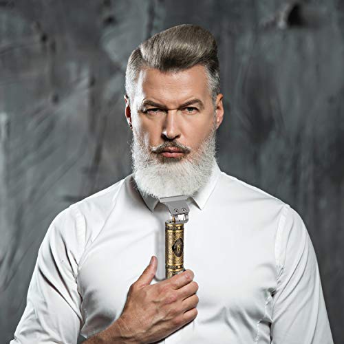 KKmoon Cortador de cabelo Aparador profissional de cabelo masculino recarregável elétrico poderoso m