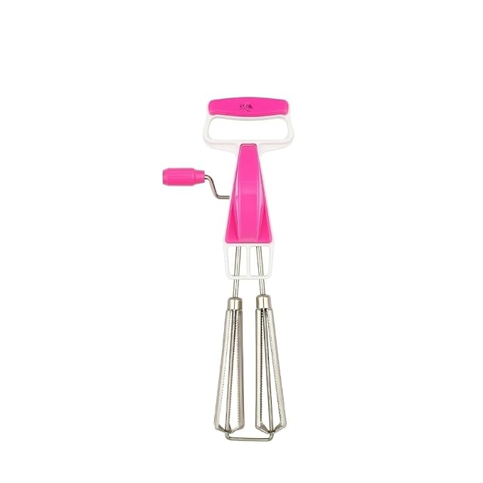 Manual Hand Blender Mixer | Stainless Steel Blade Hand Beater with Strong Plastic Handle | 29 cm Easy-to-Use Kitchen Whisk for Mixing, Beating, Frothing & Daily Cooking Tasks