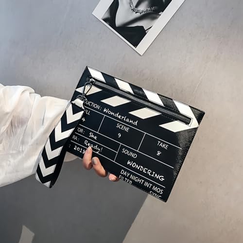 Clapperboard Design Crossbody Bag Cute Clutch Purse for Women Fun Shoulder Handbag Envelope Wallet2
