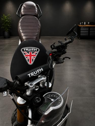 Image of Truph Universal Motorcycle Fuel Tank Cover Protector Pad Brown Waterproof