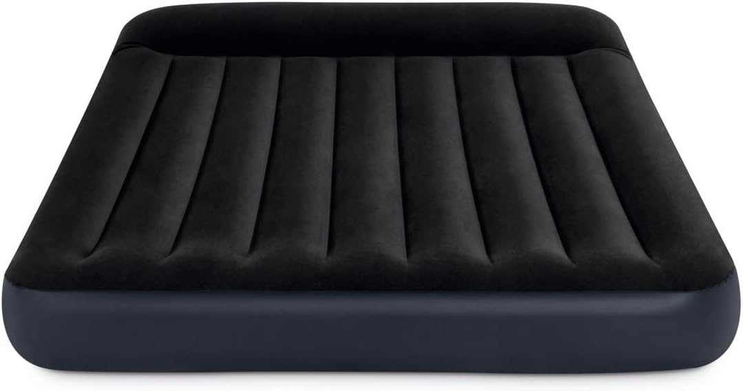 Intex 64150ND - Materasso Dura-Beam Pillow Rest Matrimoniale con Pompa Elettrica Incorporata, 152x203x25 cm 152x203x25 cm Matrimoniale Versione 2023 - Immagine 2