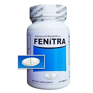 Fenitra Weight Loss Diet Pill (One Bottle | 60 Oval Tablets – Appetite Suppressant & Fat Burner | Energy
