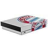 DeinDesign Skin kompatibel mit Microsoft Xbox One X Folie Sticker FC Bayern München Logo FCB