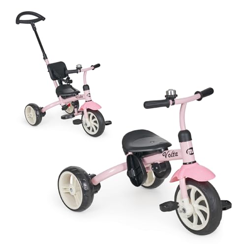MS BabyWorld – Triciclo Evolutivo Volta 5 en 1 – Bicicleta Infantil Convertible | Desde 1 a 5 años | con o sin Pedales | Adaptable y transformable | Fácil manejo y Seguro