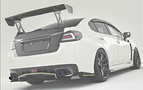 EPR for 14-18 Onwards WRX STI S4 VAB VAF VRSA1 Style Carbon Fiber Rear Bumper Side Splitter fin