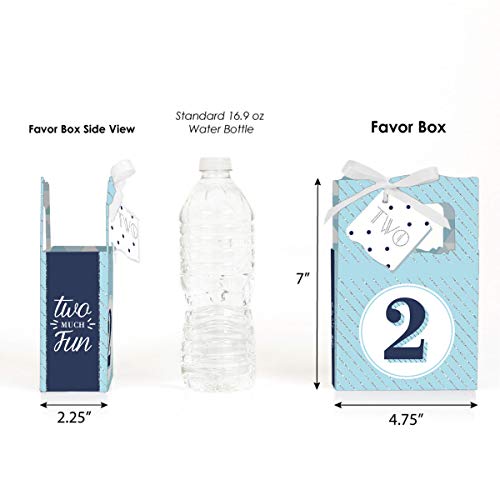 Two Much Fun - Boy - 2Nd Birthday Party Favor Boxes - Set Of 12 #TOP2