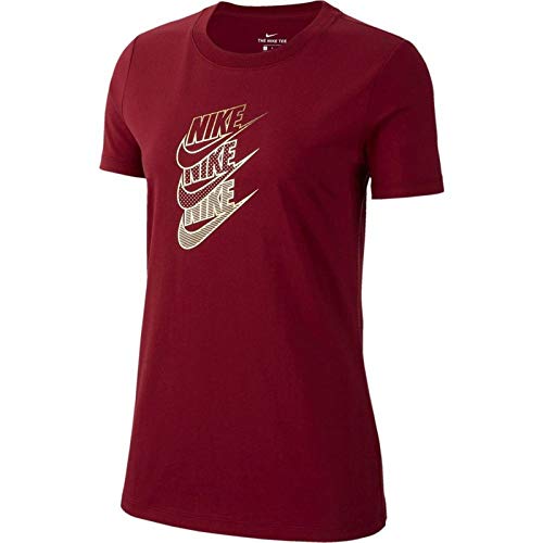 T-Shirt Femme Nike Nswstmt Shine respirant avec finitions metallisees brillantes