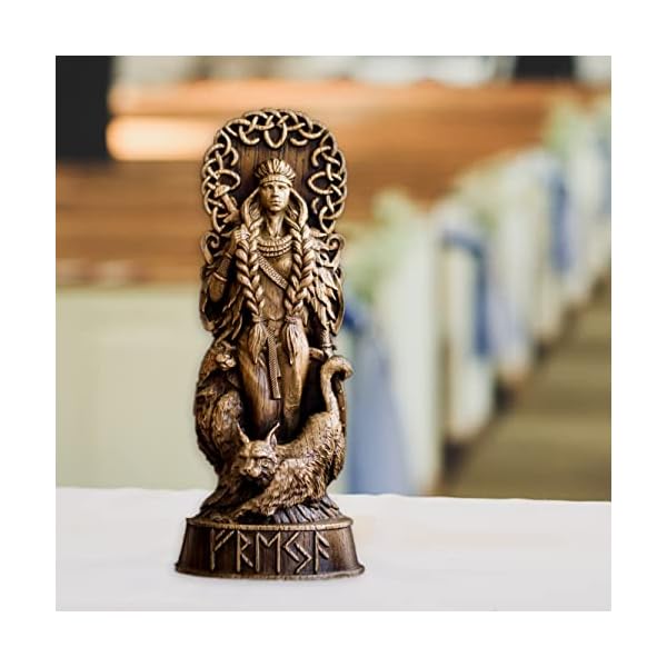 Estatua de resina de dios nórdico, panteones escandinavos, estatua de Thor, estatuas de dioses nórdicos, regalos, figuritas, gabinete de vino for el hogar, estante, estantería, escultura, Orament