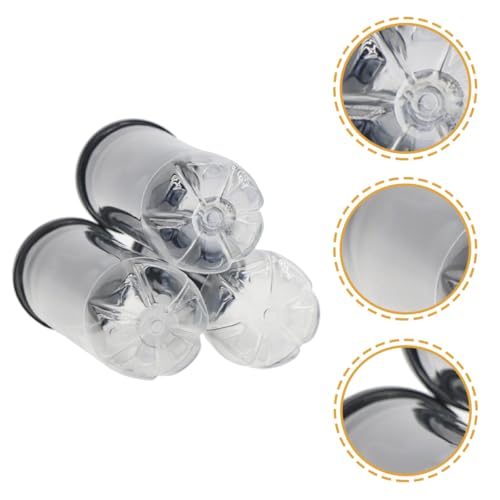 Soporte para balones de tenis en PVC transparente con estructura estable de 3 piezas 7