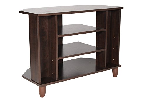 Image of DeckUp Dusun Engineered Wood Tv Entertainment Unit (Dark Wenge, Matte Finish), 23.6 Inches