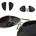 Socket Style Triangular Sunglasses Nose Pad Black Nose Pad Soft Silicone Nose Bridge Replacement Sunglasses Leaf Nose Pad 2pairs