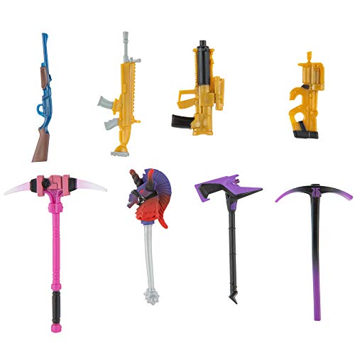 Fortnite Squad Mode 4-Figure Pack, Series 5, Including Weapons, Harvesting Tools, Building Materials, Stands, And More #TOP3