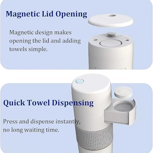 220v Compressed Towel Heater, Mini Portable Towel Warmer, 5-Second Rapid Heating,160ml Capacity, for Home and Dormitory Use