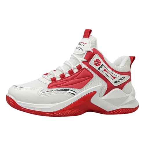 Men's High-Top Sneakers – Breathable Mesh Running Shoes, Lightweight Athletic Fashion Lace-Up Trainers for Gym, Jogging & Outdoor Sports